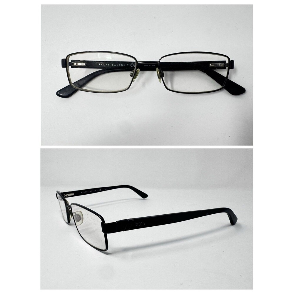 Ralph Lauren PH1144 9050 Black Rectangle Eyeglass Frames 54-16-145